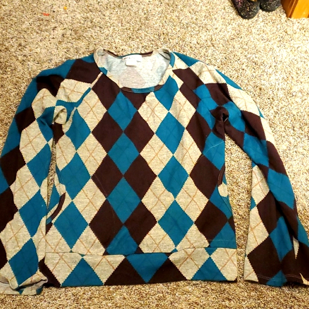 Argyle sweater
